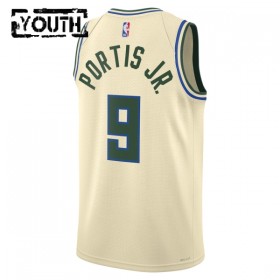 Dječji NBA Dres Milwaukee Bucks Bobby Portis JR Nike 2025-26 City Edition Bijela Swingman